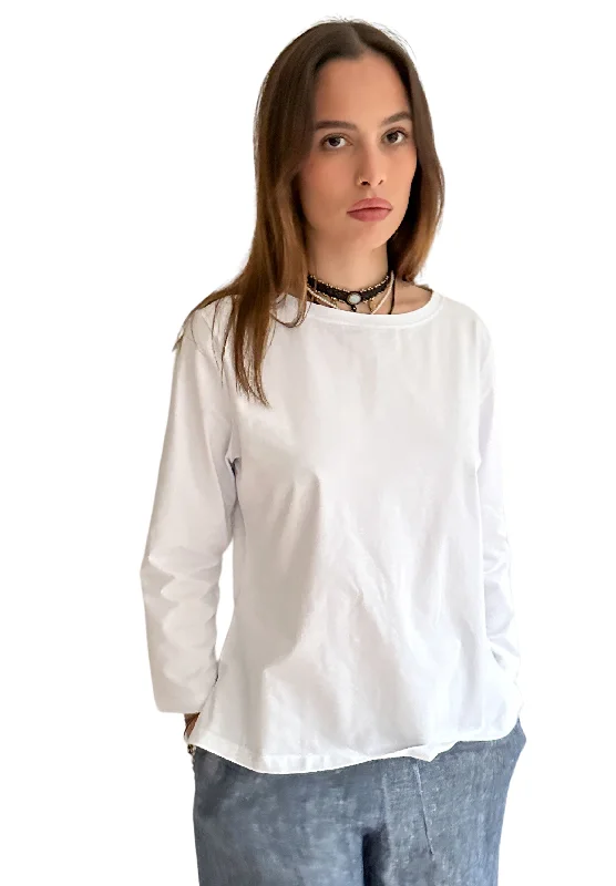 Marina White - Long Sleeve T-Shirt