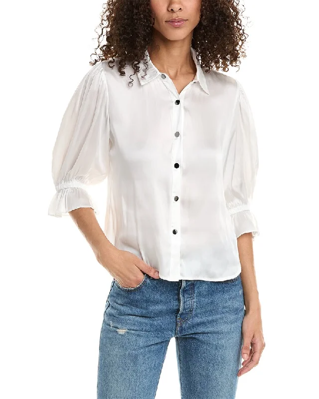 Stella + Lorenzo Flare Sleeve Blouse