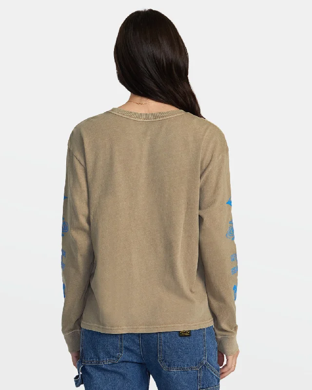 The Unknown Long Sleeve T-Shirt - Dark Khaki