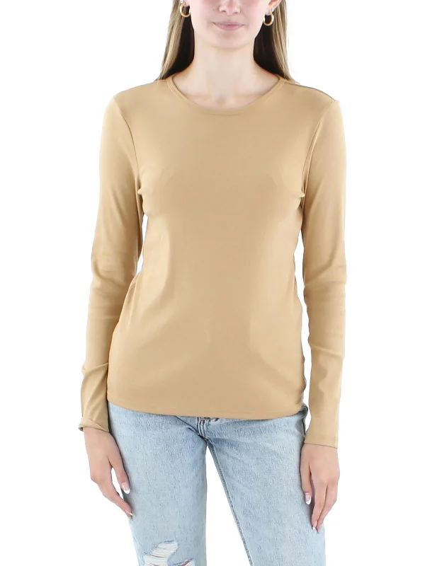 Womens Long Sleeve Tee Pullover Top