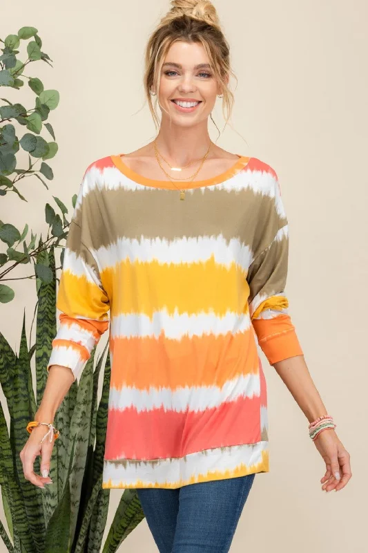 Celeste Striped Long Sleeve T-Shirt