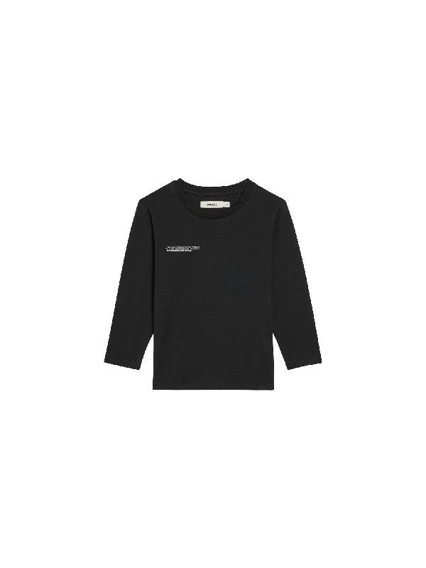 Kids' 365 Long Sleeve T-shirt—black