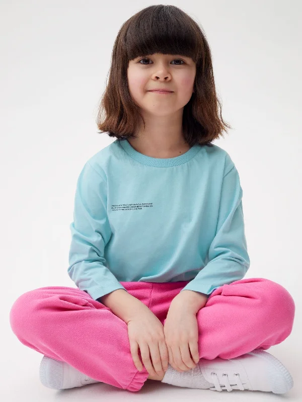 Kids' 365 Long Sleeve T-shirt—celestial blue