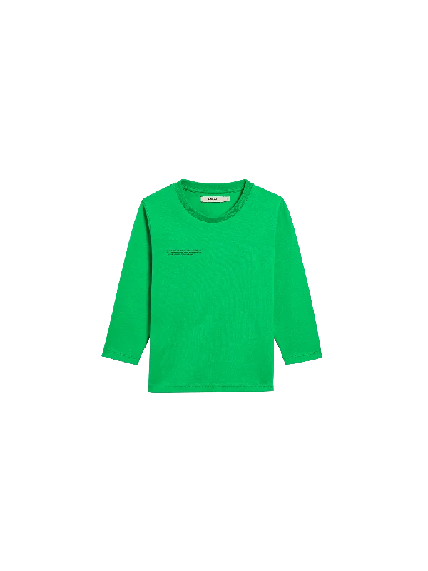 Kids' 365 Long Sleeve T-shirt—jade green