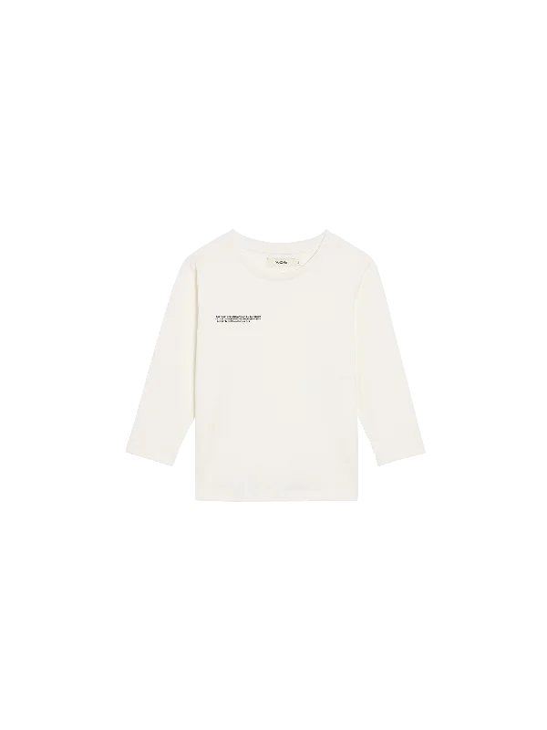 Kids' 365 Long Sleeve T-shirt—off-white