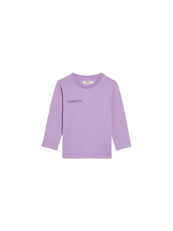 Kids' 365 Long Sleeve T-shirt—orchid purple