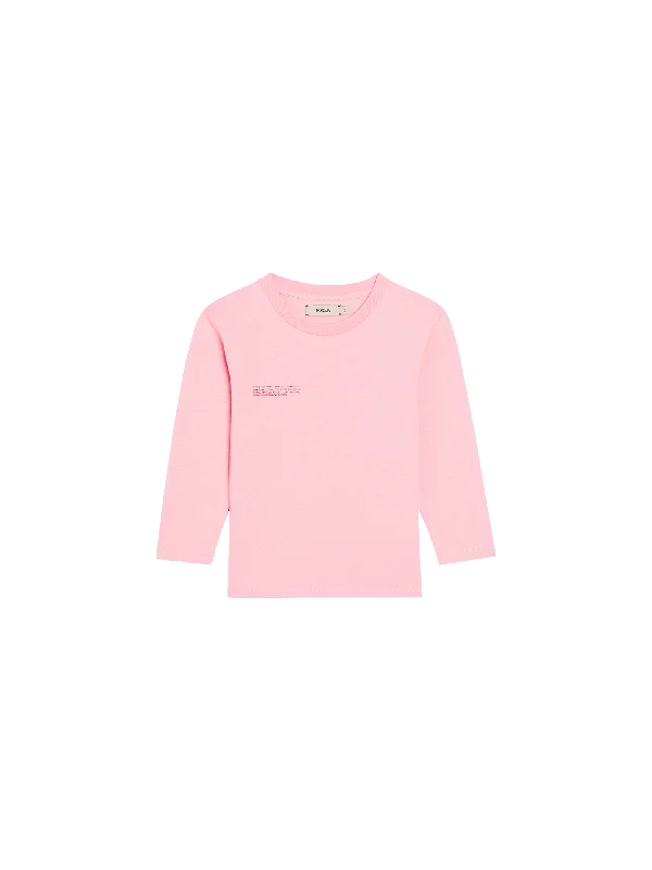 Kids' 365 Long Sleeve T-shirt—sakura pink