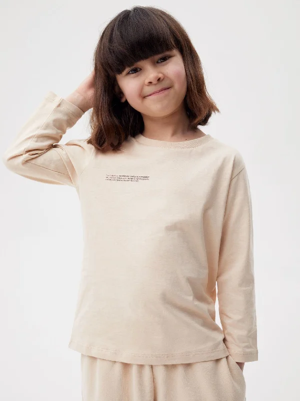 Kids' 365 Long Sleeve T-shirt—sand