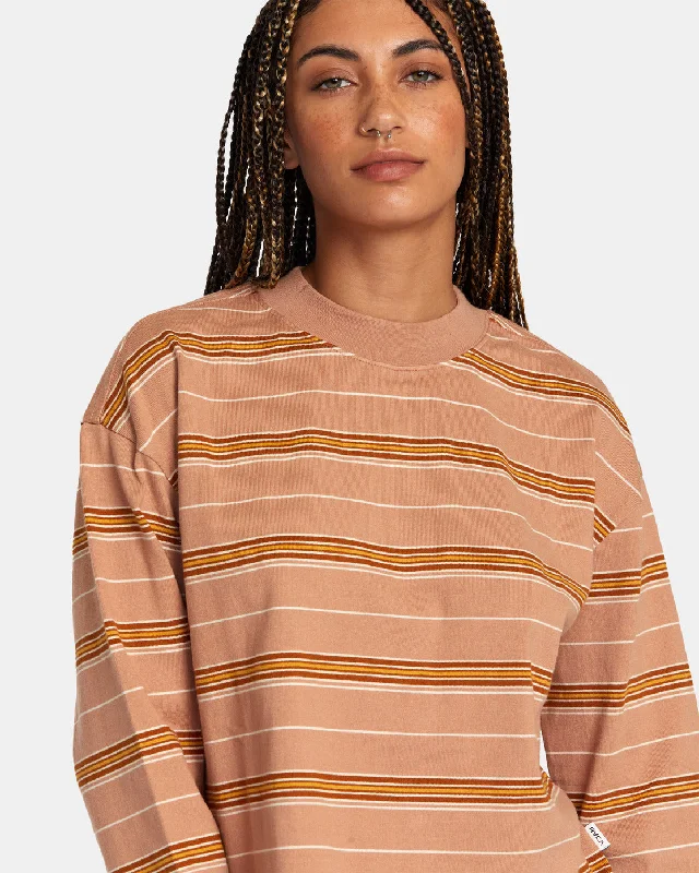 Kinney Long Sleeve Long Sleeve T-Shirt - Clay