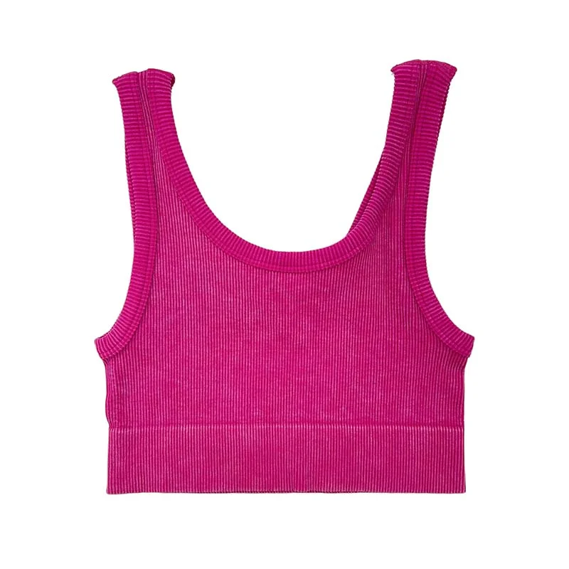 Reversible Regular Cropped Tank