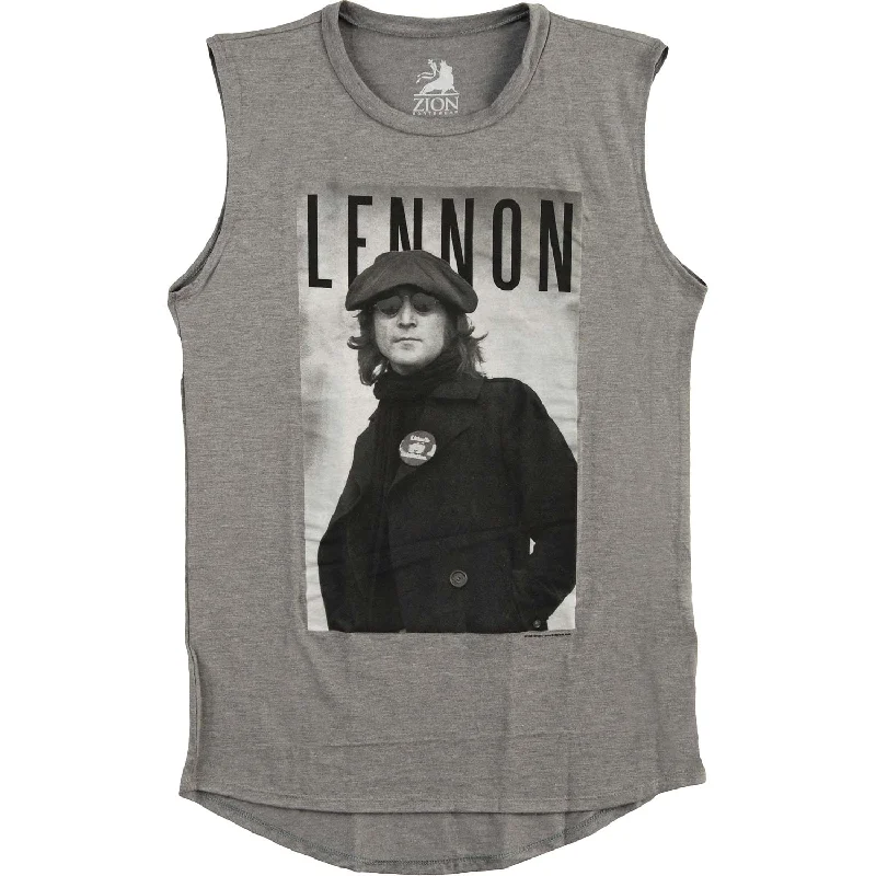 John Lennon Cabbie Portrait Womens Tank