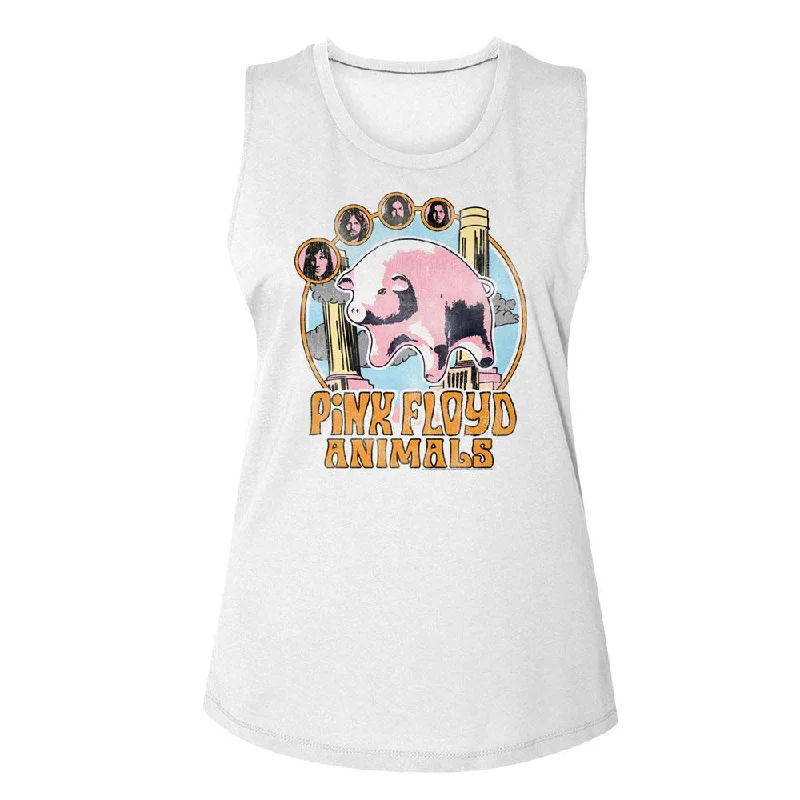 Circle Pig Womens Tank