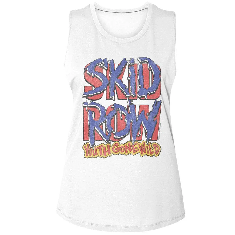 Skid Row Sr Logo And Ygw Womens Tank