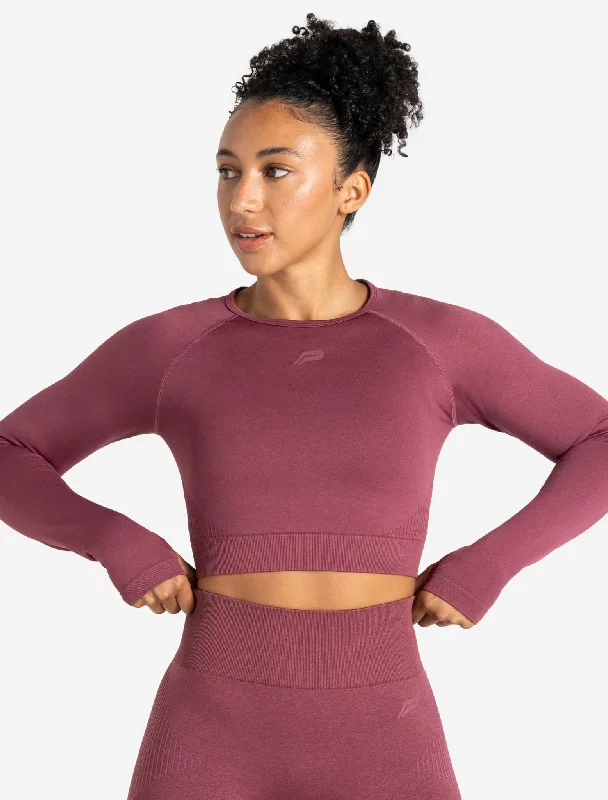 ADAPT 2.0 Seamless Crop Top - Magenta