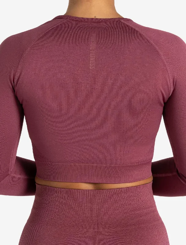 ADAPT 2.0 Seamless Crop Top - Magenta