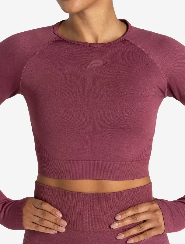 ADAPT 2.0 Seamless Crop Top - Magenta