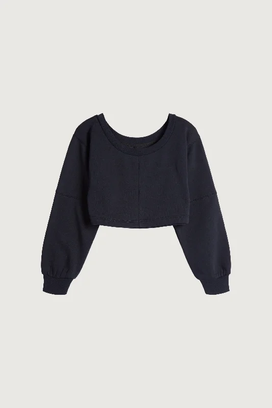 CROPPED CREWNECK SWEATSHIRT