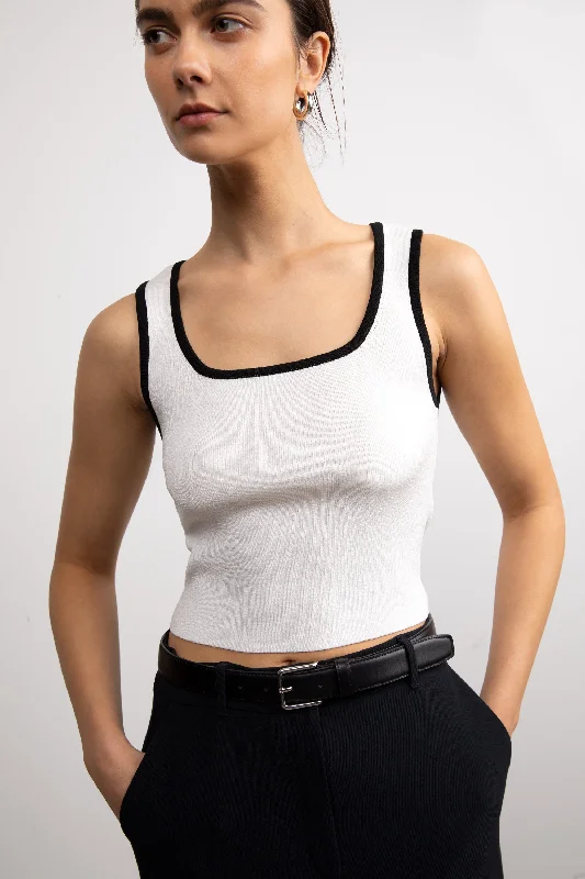 CROPPED SWEATER TANK