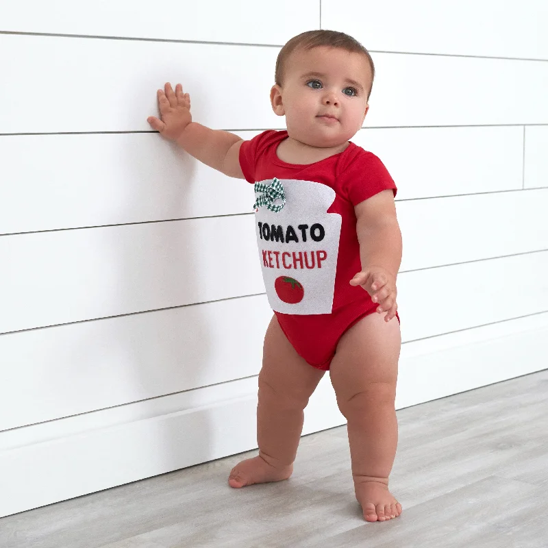 5-Pack Baby Red Premium Short Sleeve Onesies® Bodysuits