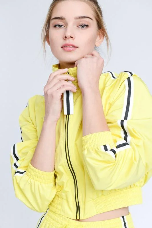 Alicia, Windbreaker cropped Jacket