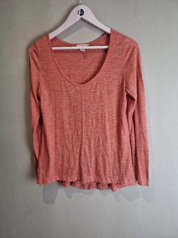 Kenar pink long sleeve top - Medium