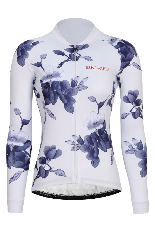 Sundried Floral Women's Long Sleeve Training Cycle Jersey