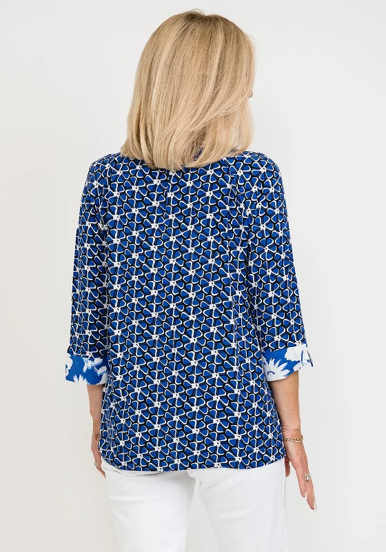 Betty Barclay Light Weight Petal Tunic, Blue