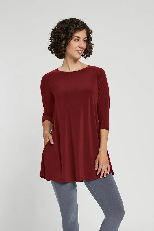 Trapeze Tunic | Brick