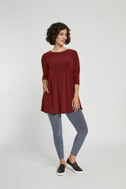 Trapeze Tunic | Brick