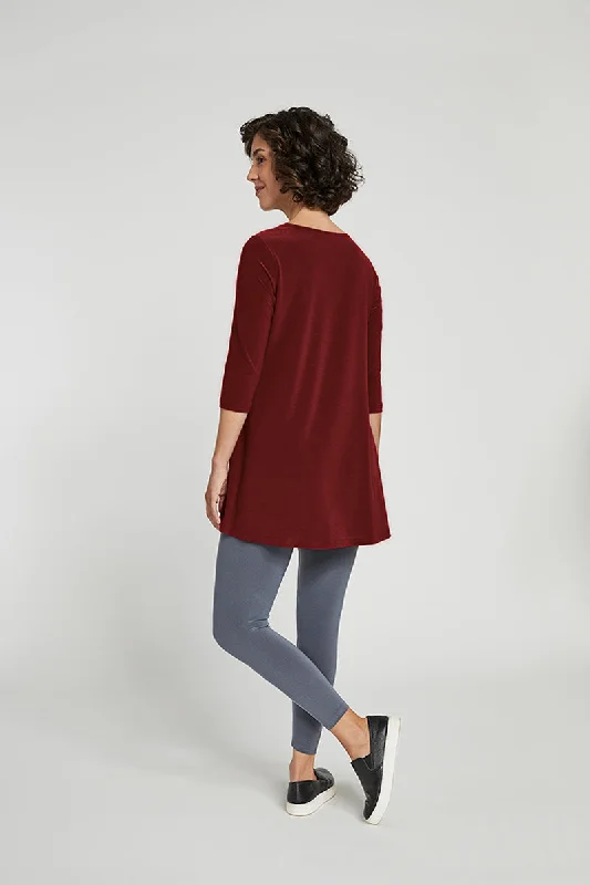 Trapeze Tunic | Brick