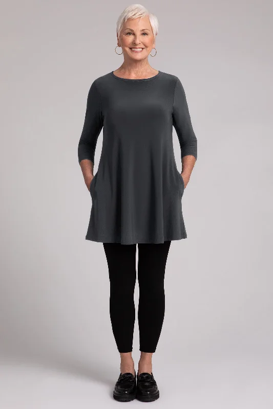 Trapeze Tunic Plus | Graphite