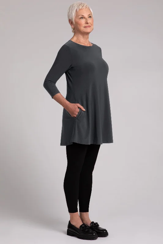 Trapeze Tunic Plus | Graphite